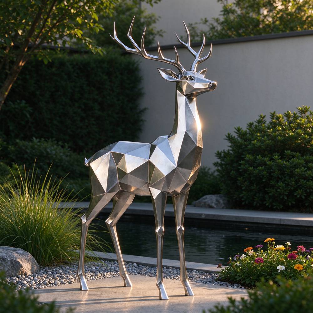 Low Poly Metal Sculpture: A Guide to Faceted & Geometric Animal Art