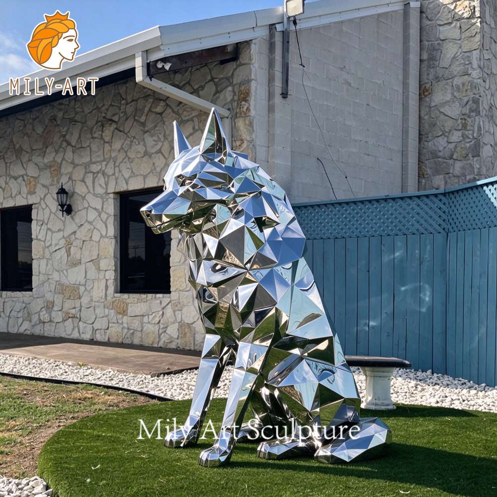 low poly metal sculpture customer feedback USA
