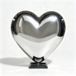 metal heart sculpture for sale