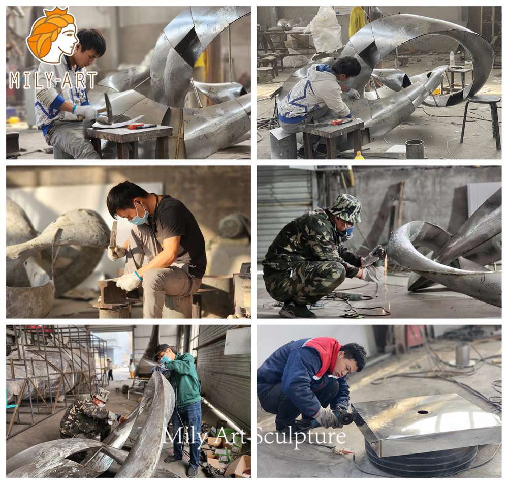 mobius sculpture fabrication process