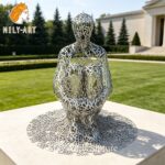 modern alphabet statue park