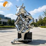 modern barcelona bull sculpture