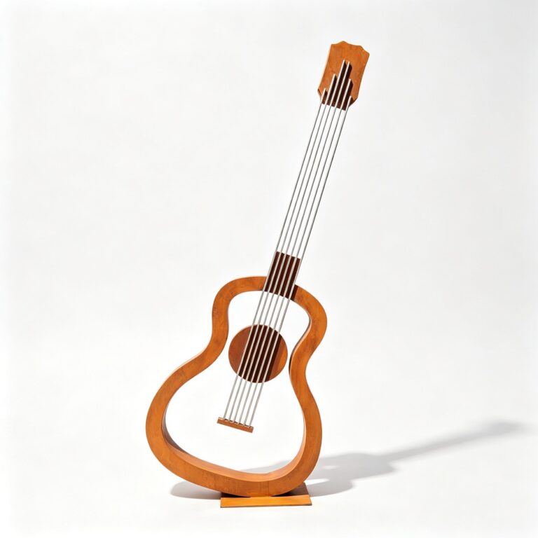 outdoor guitar sculpture for sale