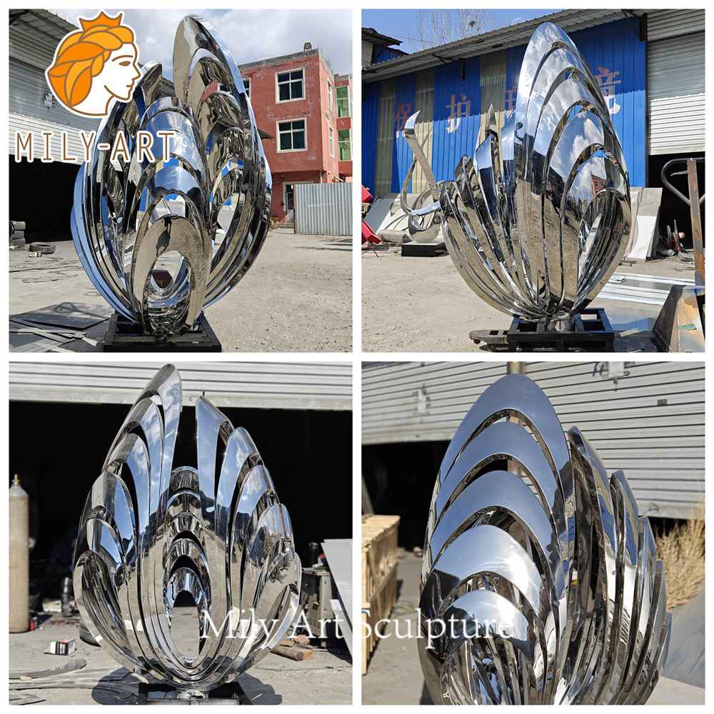 stainless steel scallop shell sculpture factory