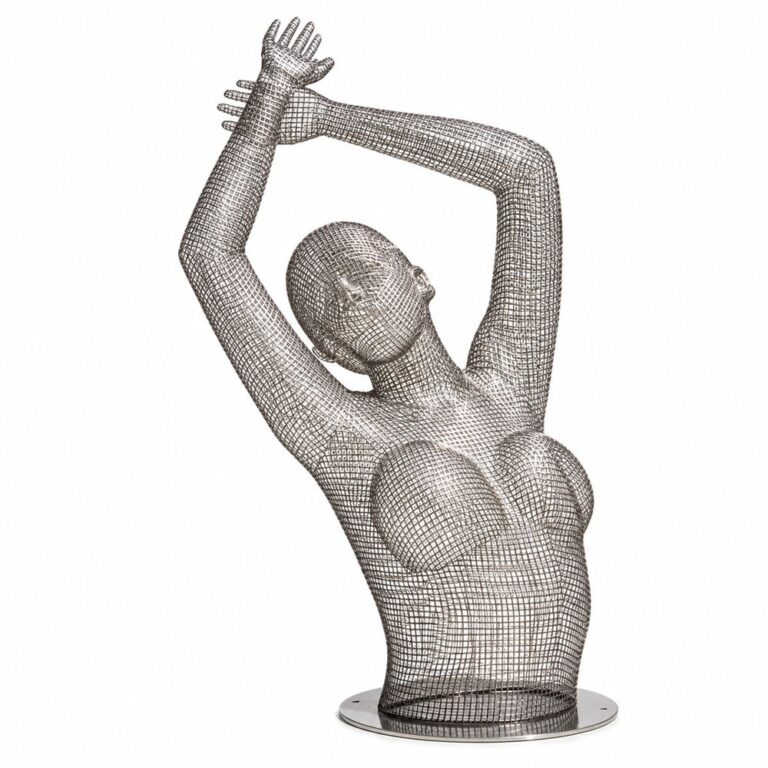 wire figure sculpture for sale