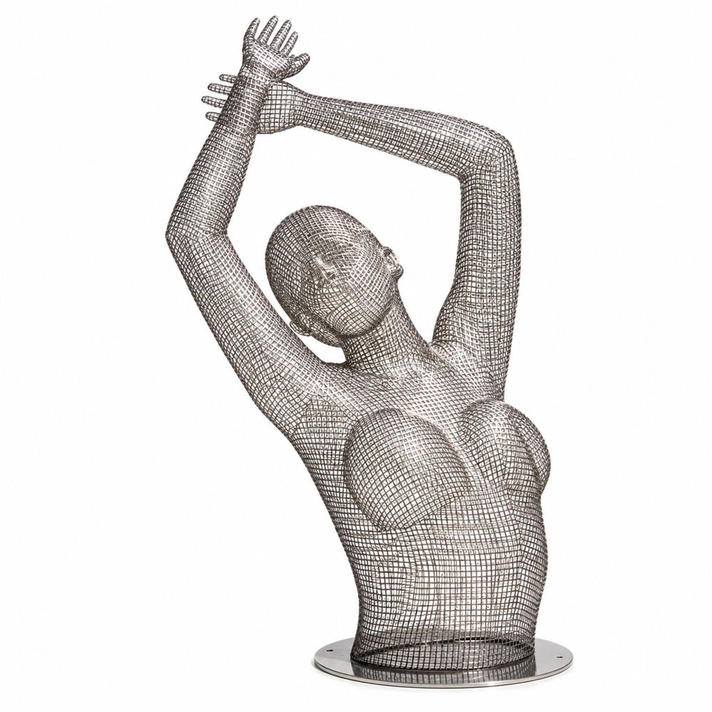 wire figure sculpture for sale