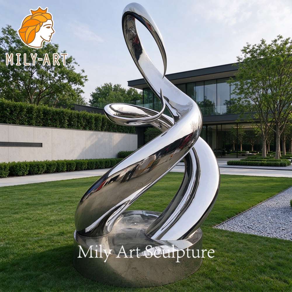 11ft abstract metal outdoor sculpture