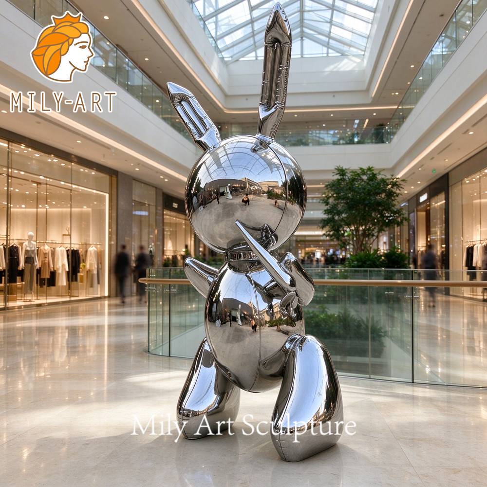 balloon rabbit sculpture interior