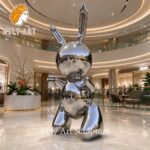 balloon rabbit sculpture shopping mall