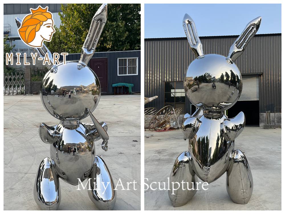 finished balloon rabbit sculpture