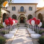 large stainless steel balloon sculpture