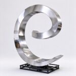 metal curved water fountain for sale