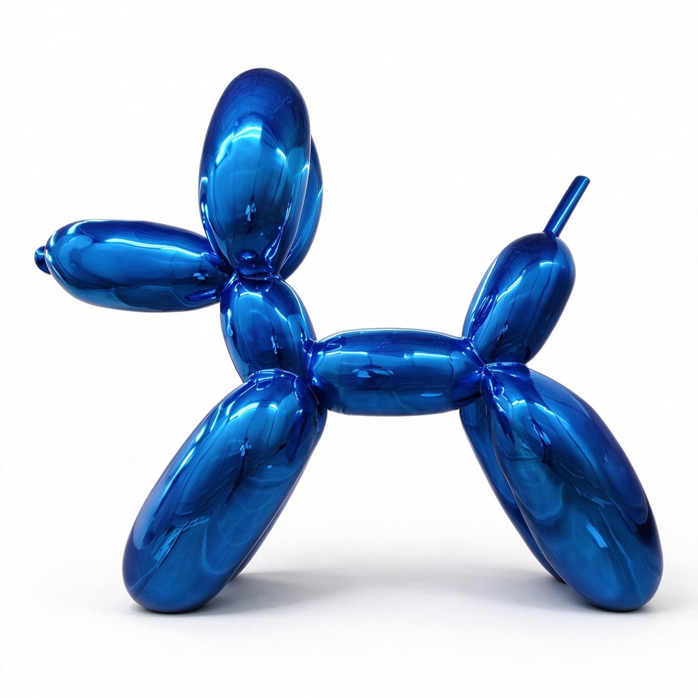 Mirror Polished Stainless Steel Balloon Dog Sculpture ANI-018