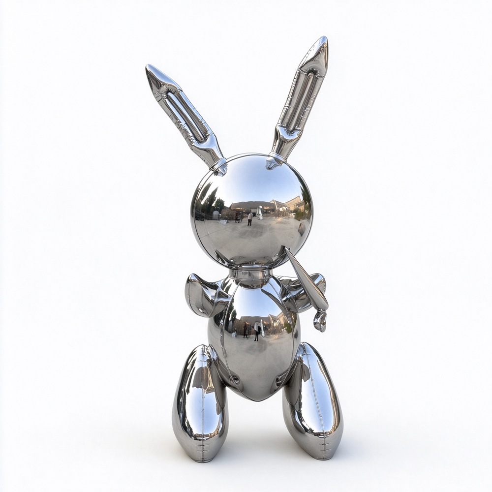 Stainless Steel Balloon Rabbit Sculpture ANI-019