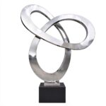 stainless steel clover sculpture for sale